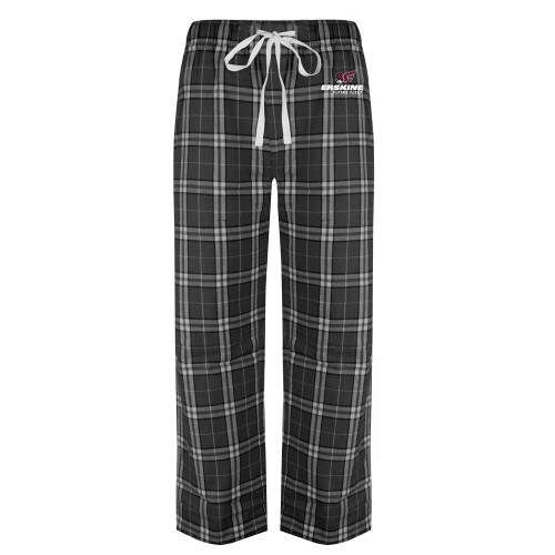  Black/Grey Flannel Pajama Pant - Erskine Flying Fleet Stacked