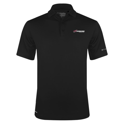  Columbia Black Omni Wick Drive Polo - Erskine Flying Fleet Horizontal