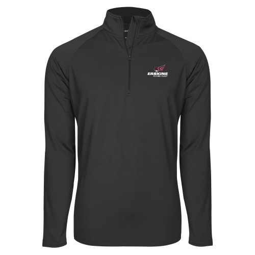  Sport Tek Charcoal Sport Wick Stretch 1/2 Zip Pullover - Erskine Flying Fleet Stacked
