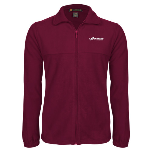  Maroon Fleece Full Zip Jacket - Erskine Flying Fleet Horizontal