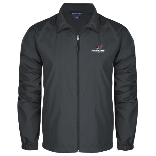  Charcoal Full Zip Wind Jacket - Erskine Flying Fleet Stacked