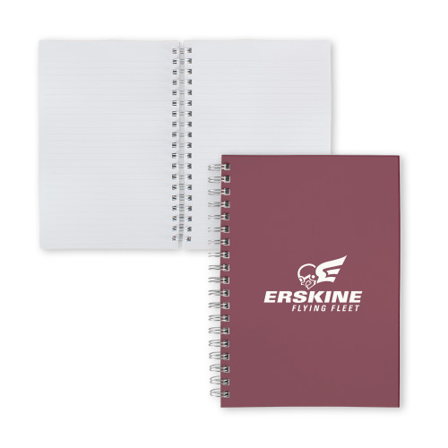  Clear 7 x 10 Spiral Journal Notebook - Erskine Flying Fleet Stacked