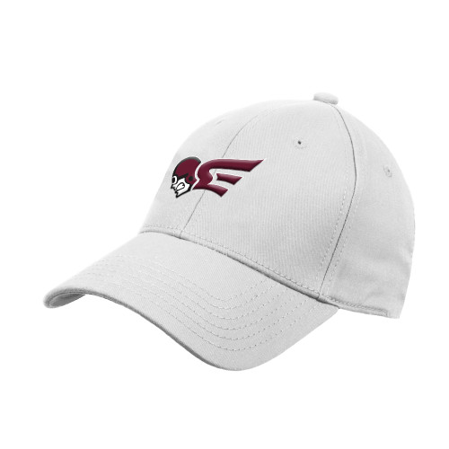  White Structured Adjustable Pro Style Hat - Flying Fleet Mascot
