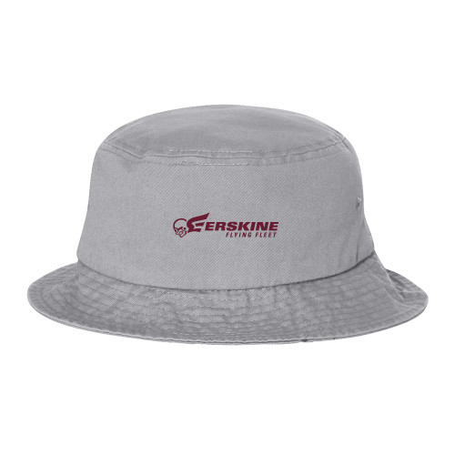  Sportsman Grey Bucket Hat - Erskine Flying Fleet Horizontal