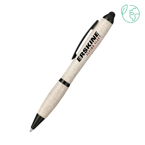  Nash Wheat Straw Ballpoint Beige Stylus Pen - Erskine College