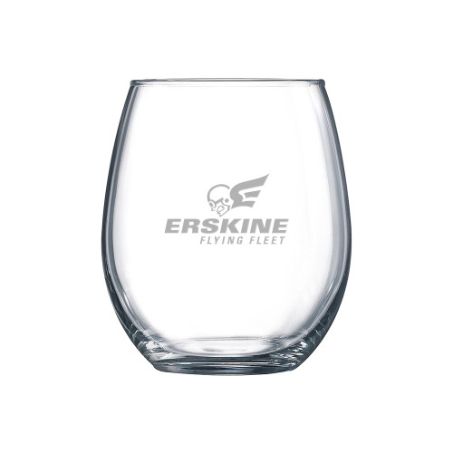  Libbey Stemless Glass 17oz - Erskine Flying Fleet Stacked Engraved