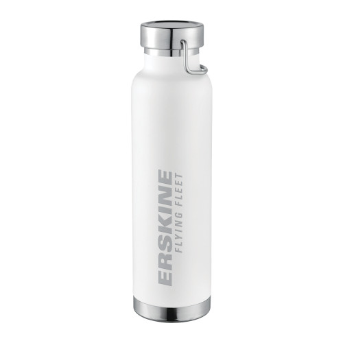  Thor Copper Vacuum Insulated White Bottle 22oz - Erskine College Engraved