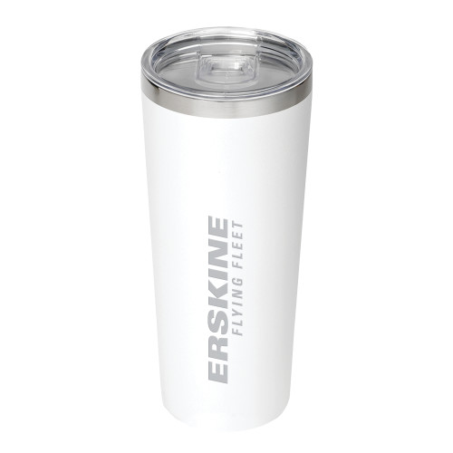  Thor Vacuum Insulated White Tumbler 22oz - Erskine College Engraved