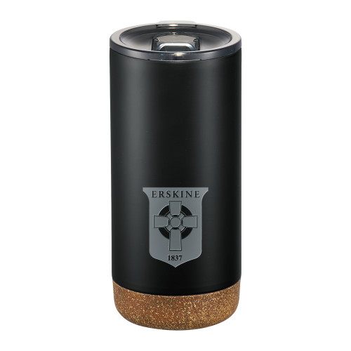  Valhalla Vacuum Insulated Black Tumbler 16oz - Erskine Seminar Shield Engraved
