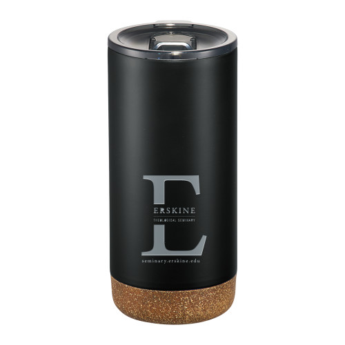  Valhalla Vacuum Insulated Black Tumbler 16oz - Erskine Theological Seminary E Engraved