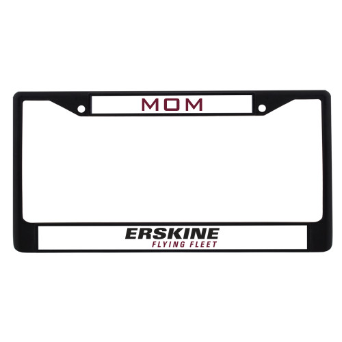  Mom Metal License Plate Frame in Black - Erskine College