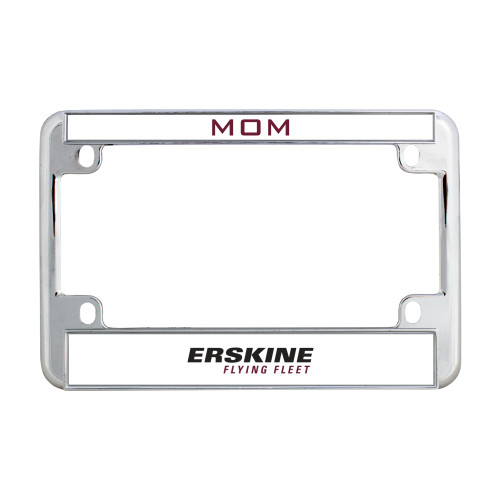  Metal Motorcycle License Plate Frame in Chrome - Erskine College