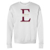 Thumbnail image for  Bella + Canvas White Fleece Crew