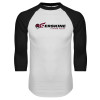 Thumbnail image for  White/Black Raglan Baseball T Shirt