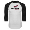 Thumbnail image for  White/Black Raglan Baseball T Shirt