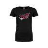 Thumbnail image for  Next Level Girls Black Fashion Fit T Shirt