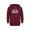 Thumbnail image for  Youth Maroon Fleece Hoodie