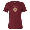 Thumbnail image for  Bella + Canvas Womens Maroon Relaxed Cotton T Shirt