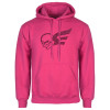 Thumbnail image for  Womens Fuchsia Fleece Hoodie