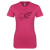 Thumbnail image for  Next Level Womens Fuchsia Boyfriend Tee
