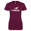 Thumbnail image for  Next Level Womens Maroon Boyfriend Tee