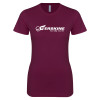 Thumbnail image for  Next Level Womens Maroon Boyfriend Tee