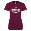 Thumbnail image for  Next Level Womens Maroon Boyfriend Tee