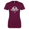 Thumbnail image for  Next Level Womens Maroon Boyfriend Tee