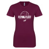 Thumbnail image for  Next Level Womens Maroon Boyfriend Tee