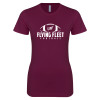 Thumbnail image for  Next Level Womens Maroon Boyfriend Tee