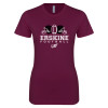 Thumbnail image for  Next Level Womens Maroon Boyfriend Tee