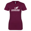 Thumbnail image for  Next Level Womens Maroon Boyfriend Tee