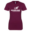 Thumbnail image for  Next Level Womens Maroon Boyfriend Tee