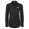 Thumbnail image for  Womens Black Twill Button Down Long Sleeve 