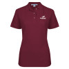 Thumbnail image for  Womens Silk Touch Maroon Pique Polo