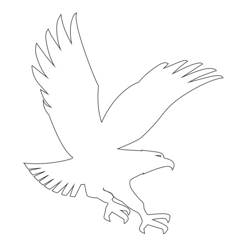 Large Decal - ERAU Eagle