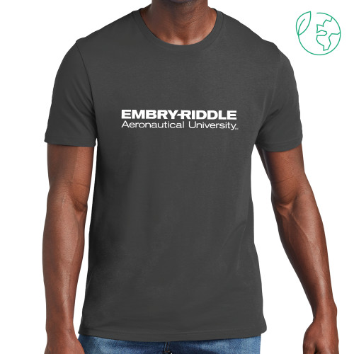  Allmade Dark Grey Organic Cotton Tee - ERAU Wordmark