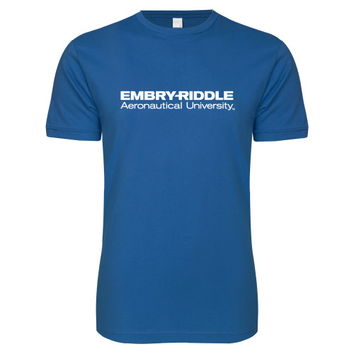  Next Level Royal SoftStyle T Shirt - ERAU Wordmark
