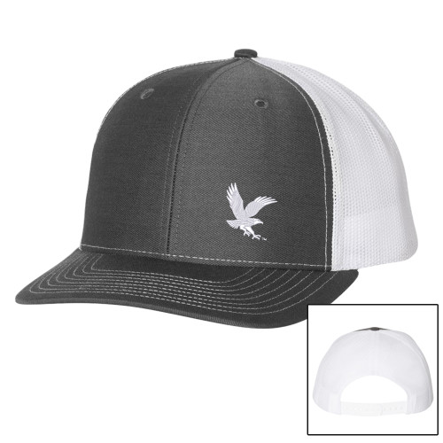  Richardson Charcoal/White Trucker Hat - ERAU Eagle