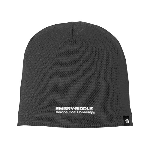  The North Face Asphalt Grey Mountain Beanie - ERAU Wordmark