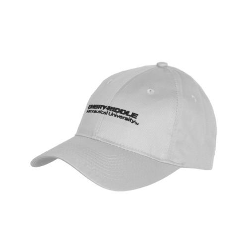  Youth Light Grey Pro Style Hat - ERAU Wordmark