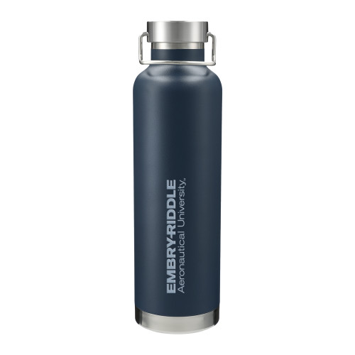  Thor Copper Vacuum Insulated Navy Bottle 32oz - ERAU Wordmark Engraved