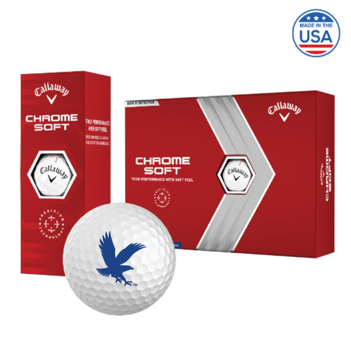  Callaway Chrome Soft Golf Balls 12/pkg - ERAU Eagle