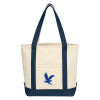 Thumbnail image for  Cotton Canvas Natural/Navy Tote Bag