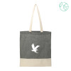 Thumbnail image for  Split Recycled Black Cotton Twill Convention Tote