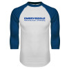 Thumbnail image for  White/Royal Raglan Baseball T Shirt
