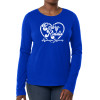 Thumbnail image for  Fall Rush Ladies Royal Blue Long Sleeve Tee