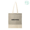 Thumbnail image for  Split Recycled Grey Cotton Twill Convention Tote