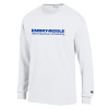 Thumbnail image for  Champion White Long Sleeve T Shirt