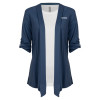 Thumbnail image for  Womens Navy Drape Front Cardigan Sweater 